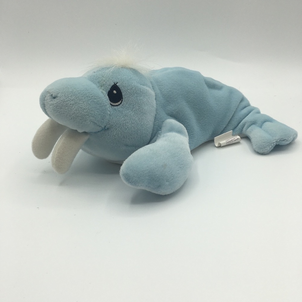 Precious moments tender tails blue walrus